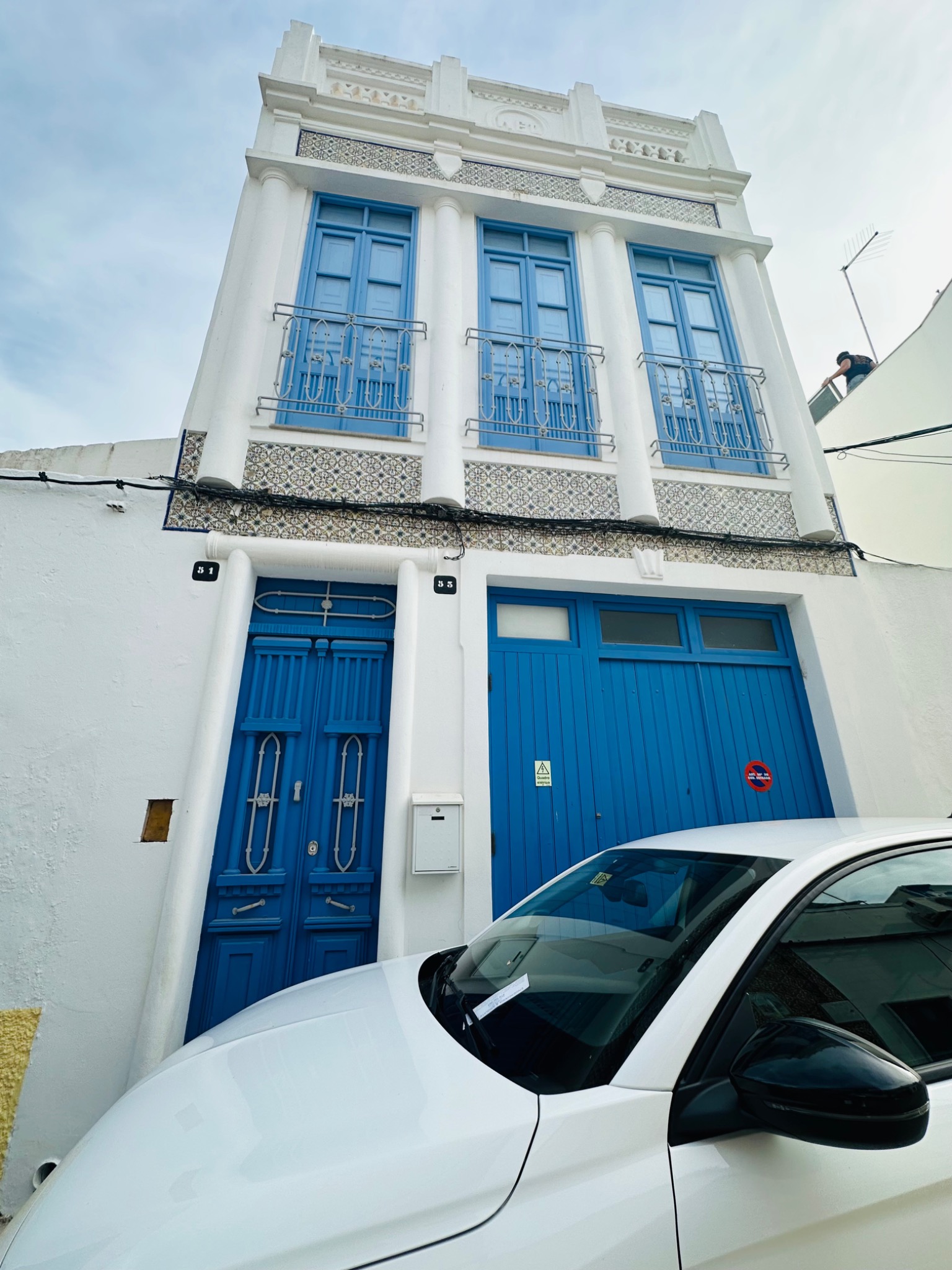 Casa Rei Azul blue façade